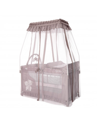Patut pliabil stil baldachin Magic Sleep, cu accesorii, String