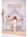Patut pliabil stil baldachin Magic Sleep, cu accesorii, String