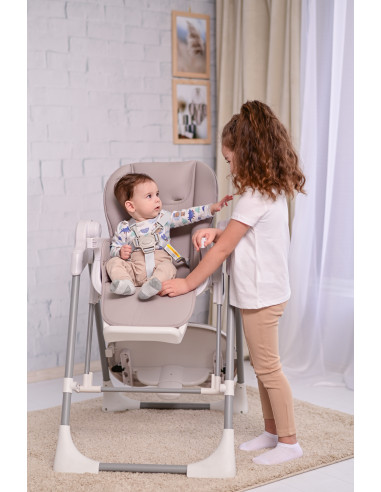 Scaun de masa si leagan electric, Camminando, Beige,10090040001