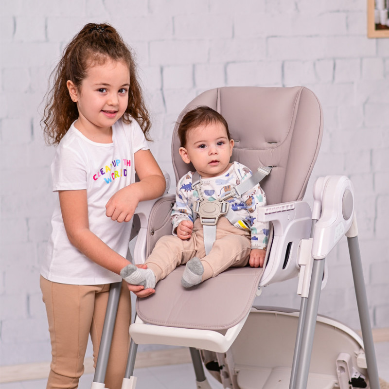 Scaun de masa si leagan electric, Camminando, Grey,10090040002