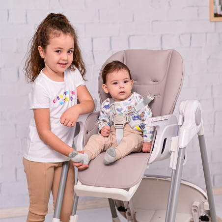 Scaun de masa si leagan electric, Camminando, Pink,10090040003