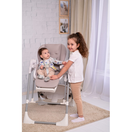 Scaun de masa si leagan electric, Camminando, Pink,10090040003