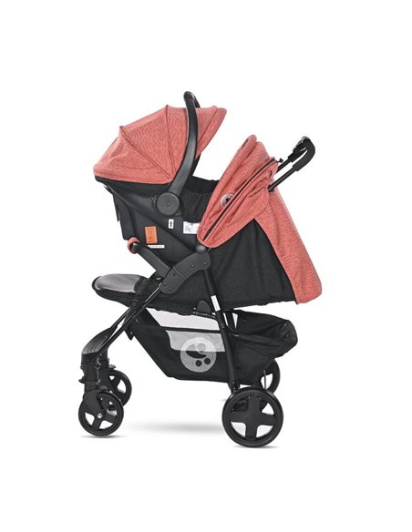 Carucior Set Daisy Basic, Black & Ginger Orange,10021642181