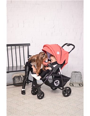 Carucior Set Daisy Basic, Black & Ginger Orange,10021642181