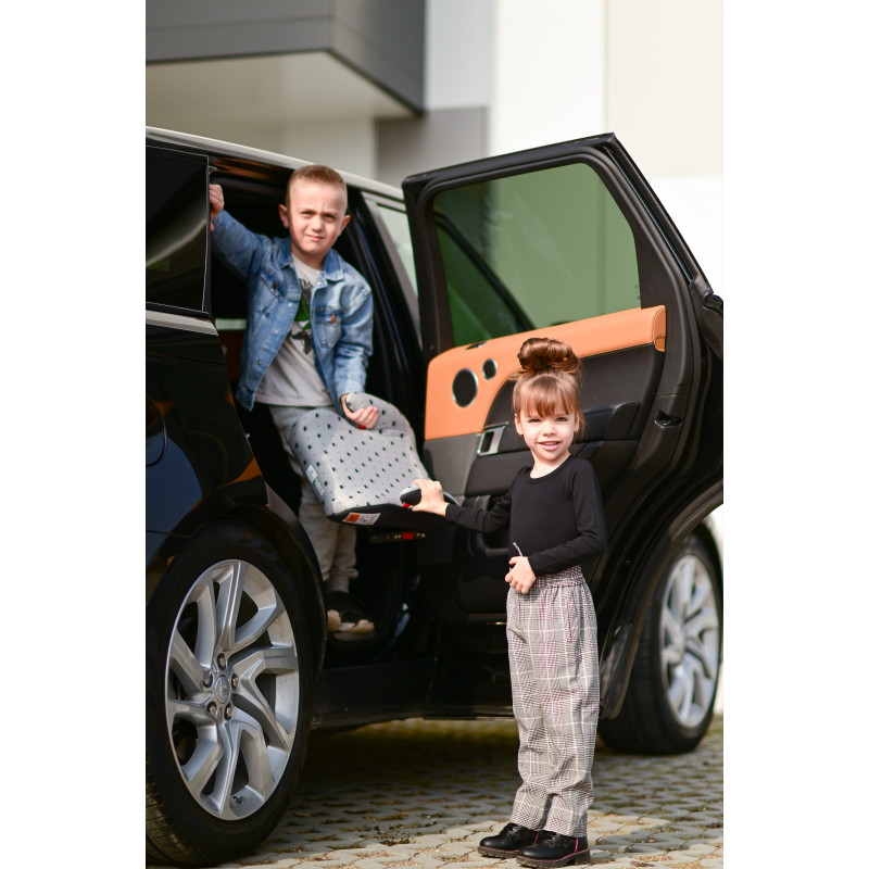 Inaltator auto Sirius Fix, 22-36 Kg, sistem ISOFIX, Grey