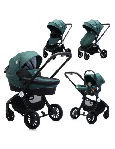 Carucior Set 3 in 1, Ramona, Olive Green,10021682190