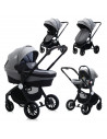 Carucior Set 3 in 1, Ramona, Steel Grey,10021682184