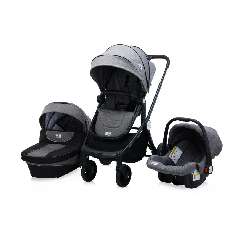Carucior Set 3 in 1, Ramona, Steel Grey,10021682184