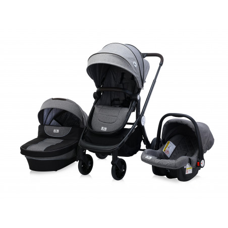 Carucior Set 3 in 1, Ramona, Steel Grey,10021682184