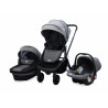 Carucior Set 3 in 1, Ramona, Steel Grey,10021682184