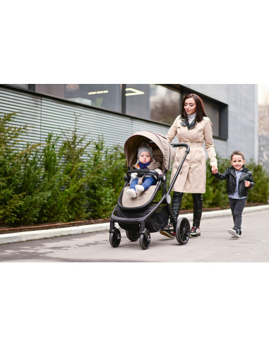 Carucior Set 3 in 1, Ramona, Steel Grey,10021682184