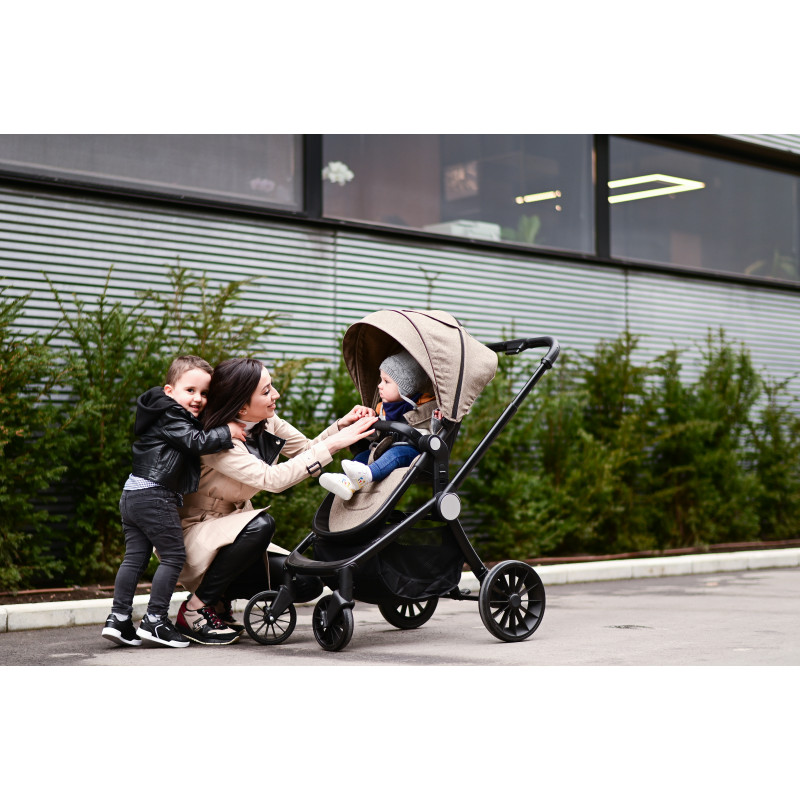 Carucior Set 3 in 1, Ramona, Steel Grey,10021682184