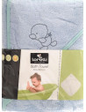 Prosop bebe cu gluga, 100x100 cm, Blue, Blue,20810400004
