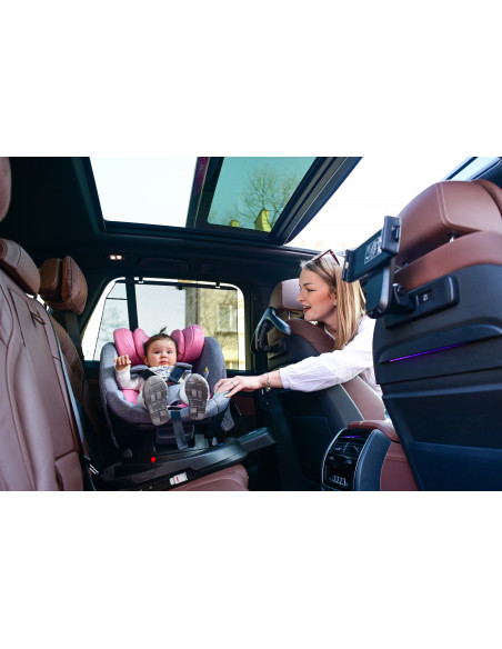 Scaun auto, Proxima, I-Size, Isofix, rotativ, 40-105 cm, Pink & Scaun auto, Proxima, I-Size, Isofix, rotativ, 40-105 cm, Pink &