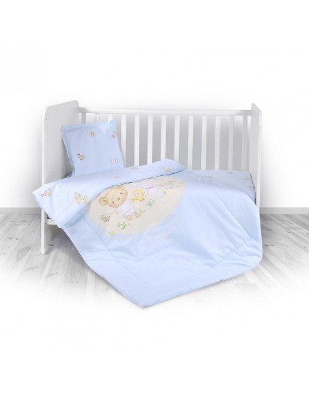 Set lenjerie pat 3 piese, bumbac ranforce, Cosy, Bear Party