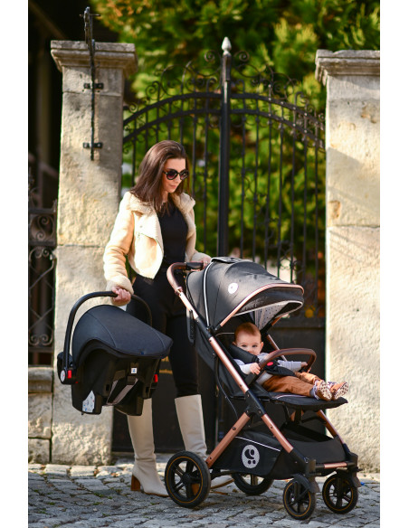 Carucior Set, Storm, pana la 22 kg, cos auto inclus, cadru