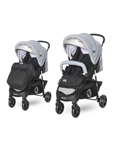 Carucior sport Lorelli Martina, cu husa de picioare, Silver