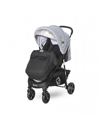 Carucior sport Lorelli Martina, cu husa de picioare, Silver