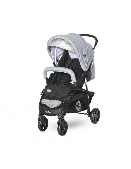 Carucior sport Lorelli Martina, cu husa de picioare, Silver