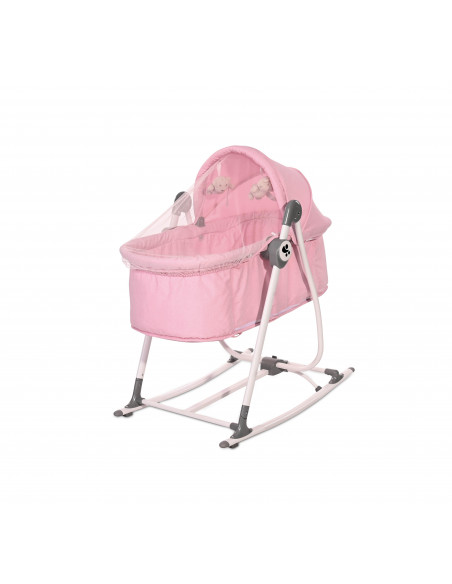 Patut leagan pentru nou nascut 2 in 1 Alicante, Pink,10080490001