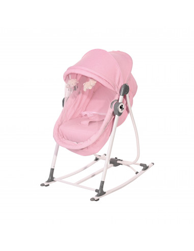 Patut leagan pentru nou nascut 2 in 1 Alicante, Pink,10080490001