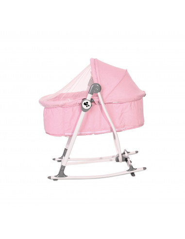 Patut leagan pentru nou nascut 2 in 1 Alicante, Pink,10080490001
