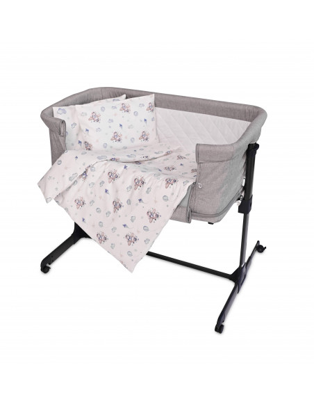 Set lenjerie pat 5 piese, bumbac ranforce, Eva, Blue
