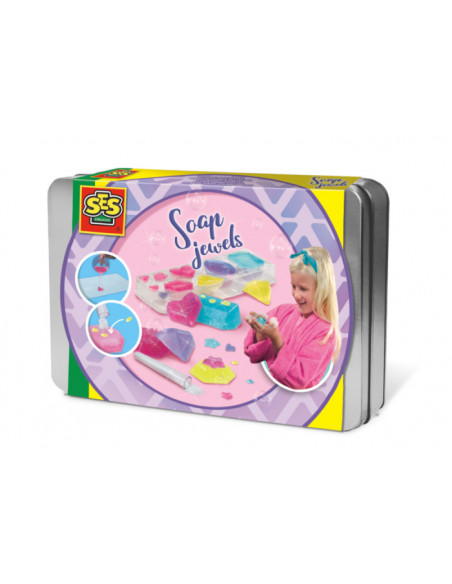 SES Creative Diamante din sapun cu sclipici,S14151