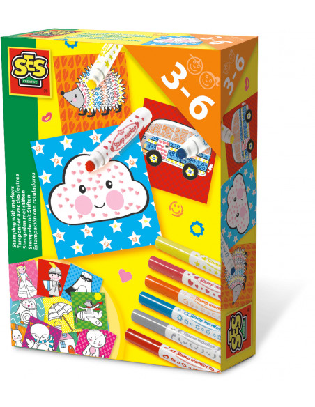 Set carioci stampila (6 buc) - SES (S14896),S14896