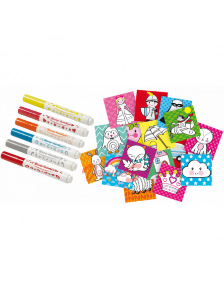 Set carioci stampila (6 buc) - SES (S14896),S14896