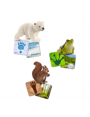 Schleich CARTONASE EDUCATIVE WILD LIFE,SL42474