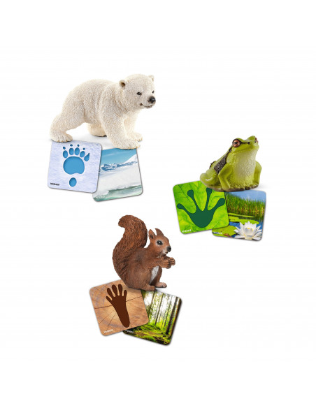 Schleich CARTONASE EDUCATIVE WILD LIFE,SL42474