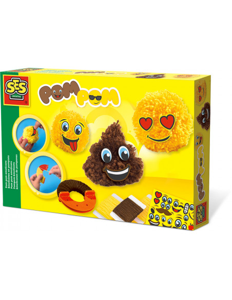 SES Creative Pon Pon Emoticons,S14966