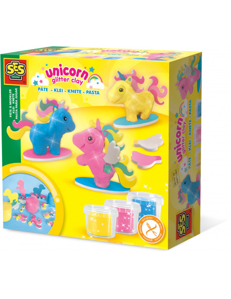 Set cu pasta de modelat Unicorni SES,S00432