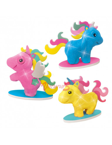 Set cu pasta de modelat Unicorni SES,S00432