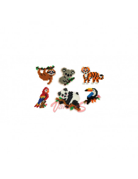 SES Creative Set margele - Animalute din jungla,S06303