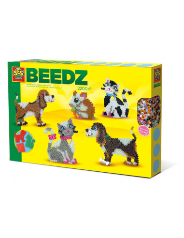 SES Creative Set margele - Animalute de casa,S06264