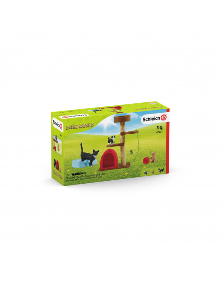 SCHLEICH Instrument de joaca pentru pisici dragute,SL42501