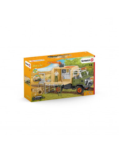 SCHLEICH Camion de salvare a animalelor mare,SL42475