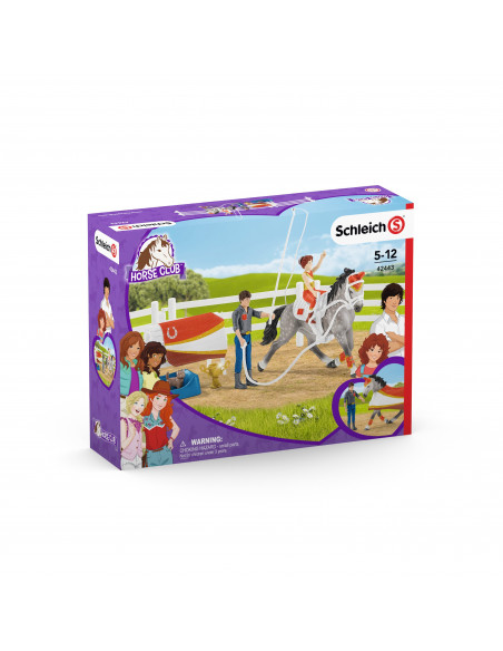 SCHLEICH Set de cƒÉlƒÉrie Voltigier Horse Club Mias,SL42443