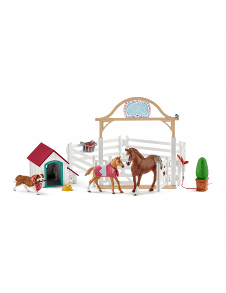 SCHLEICH CALUL LUI HANNAH CU CATELUSA,SL42458