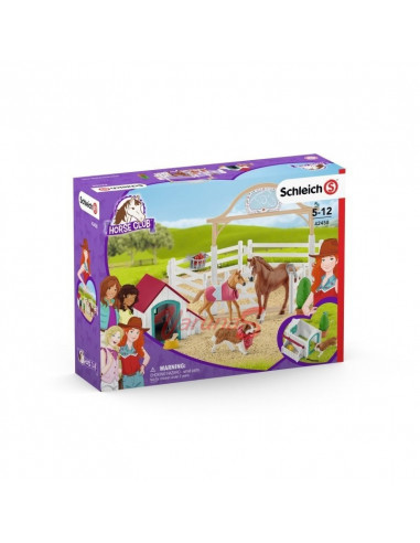 SCHLEICH CALUL LUI HANNAH CU CATELUSA,SL42458