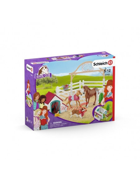 SCHLEICH CALUL LUI HANNAH CU CATELUSA,SL42458