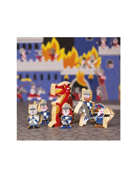 Set Mini Story Janod - Povesti cu cavaleri - J08513,J08513