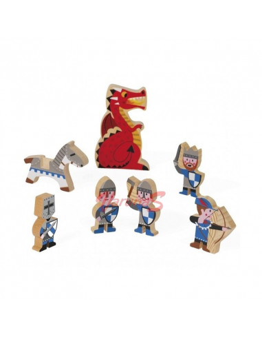 Set Mini Story Janod - Povesti cu cavaleri - J08513,J08513