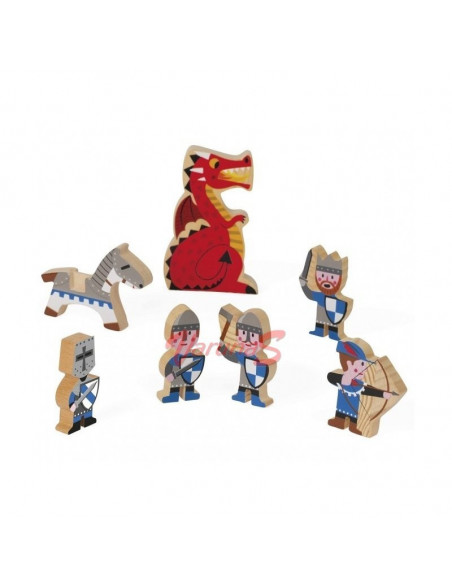 Set Mini Story Janod - Povesti cu cavaleri - J08513,J08513