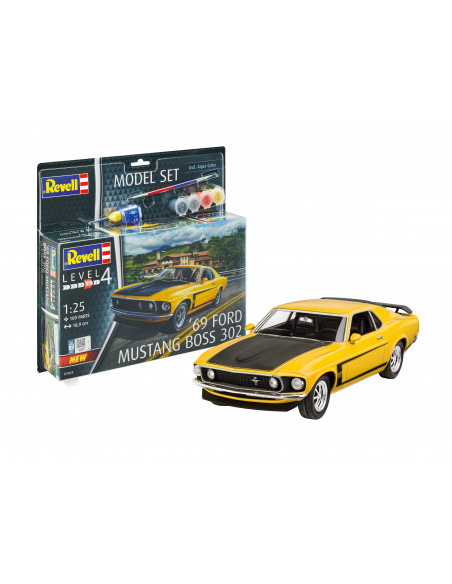 REVELL Model Set 1969 Boss 302 Mustang,RV67025