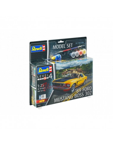 REVELL Model Set 1969 Boss 302 Mustang,RV67025
