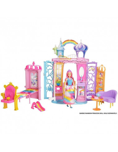 MATTEL Barbie¬Æ Dreamtopia Portable Castle Dollhouse,FTV98