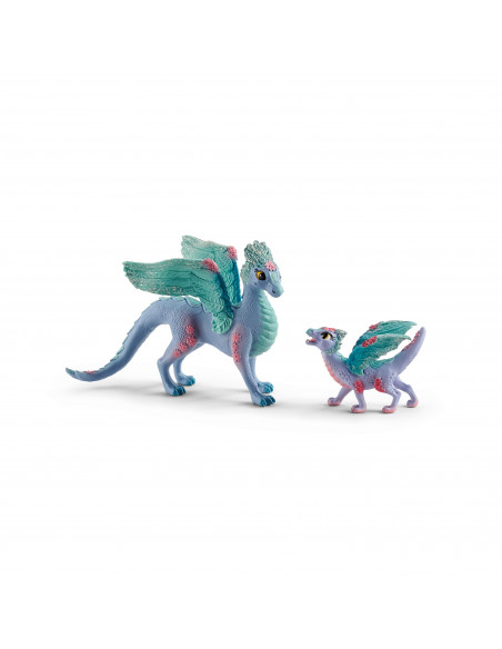 SCHLEICH Zmeoaica impodobita cu flori si pui,SL70592